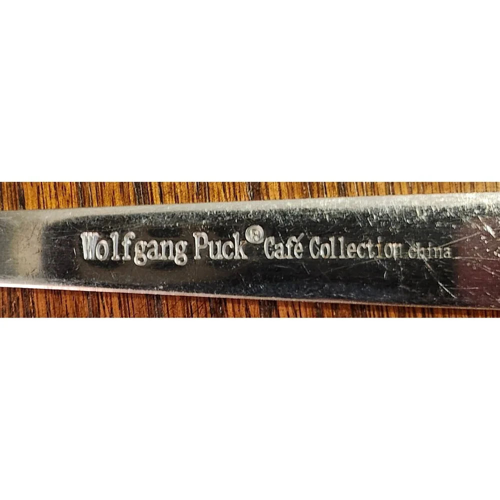 Wolfgang Puck Cafe Collection Slotted Spoon Stainless Steel Kitchen Utensil 12